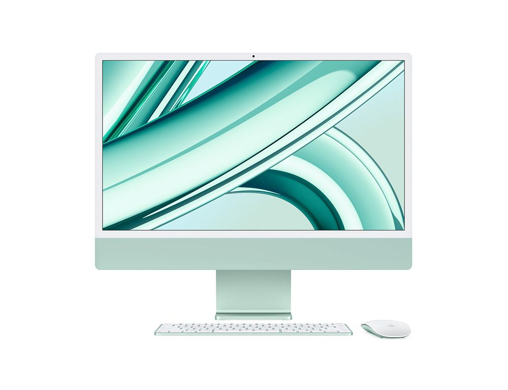 Apple iMac 24" with Retina 4.5K (M3 8C CPU / 10C GPU, 16GB, 512GB SSD) (Green) (Z19H001LZ)