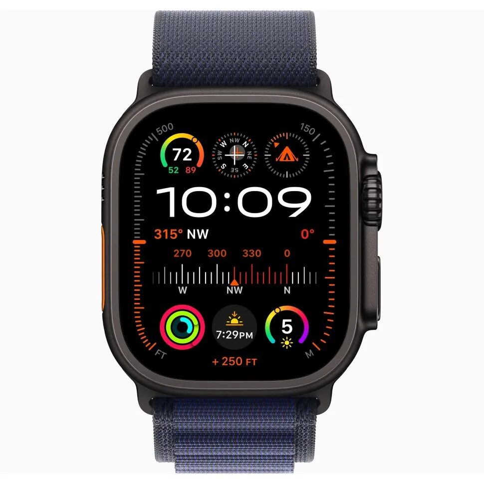фото Ремешок Apple для Watch Ultra 49mm Navy Black Titanium Alpine Loop (L)