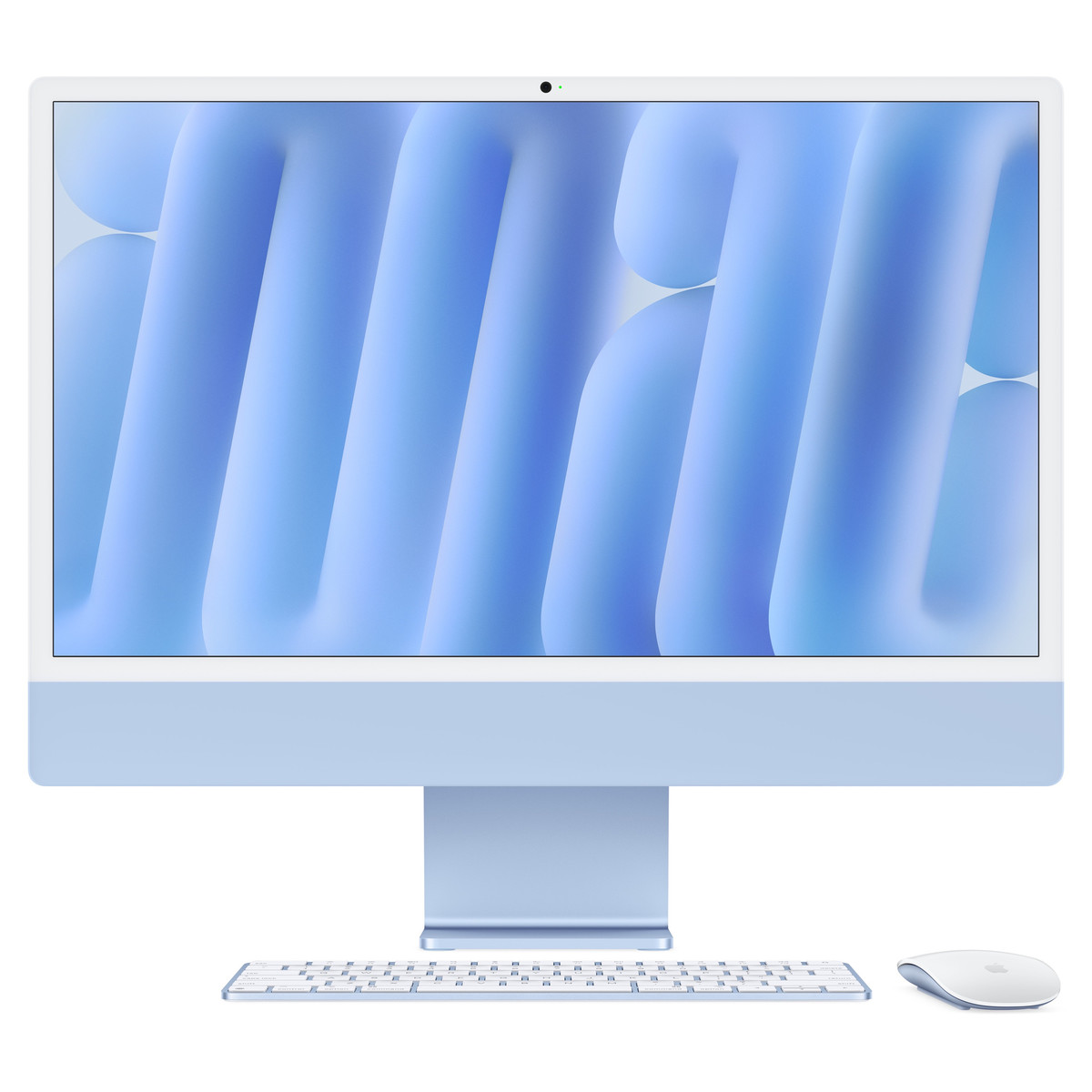 Apple iMac 24" with Retina 4.5K (M4 8C CPU / 8C GPU, 16GB, 512GB SSD, 2024) (Blue) (Z1E5000JS)
