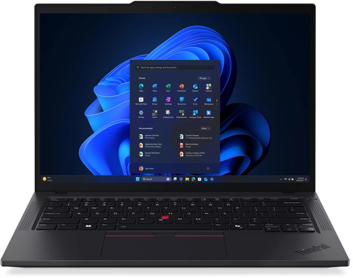 Ноутбук Lenovo ThinkPad T14 Gen6 (14", OLED, Intel Core Ultra 7 255H, 16 ГБ, Intel Arc, Win 11 Pro) — фото 7