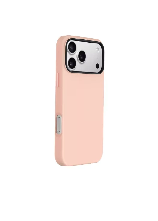 Чехол-накладка Kzdoo Mag Noble Collection MagSafe для Apple iPhone 17 Pro Max искусcтвенная кожа (розовый)