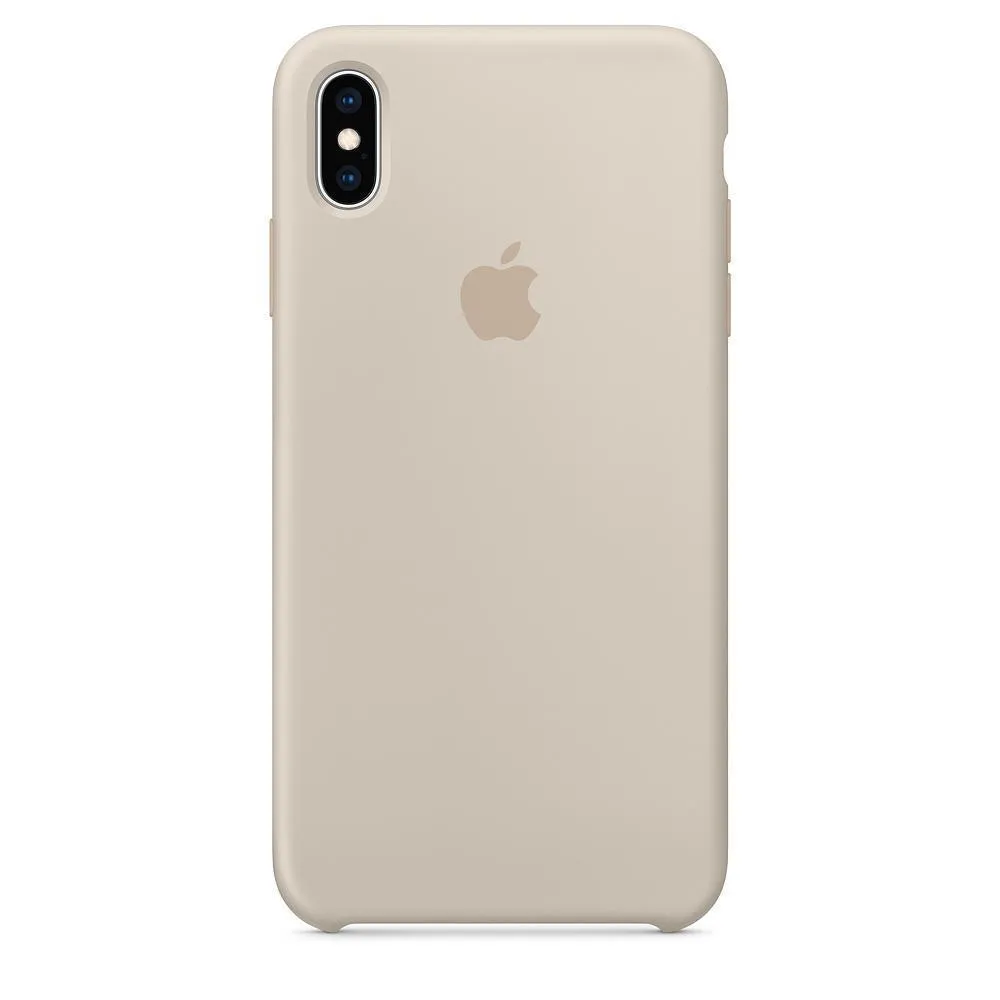 фото Чехол-накладка Silicone Case Series для Apple iPhone XS Max (бежевый)