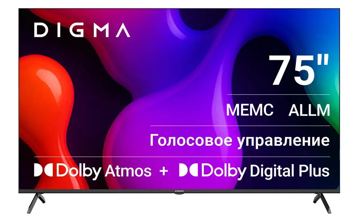 Телевизор Digma DM-LED55UQB31, 55", QLED 4K UHD, 60 Гц, Smart TV — фото 7