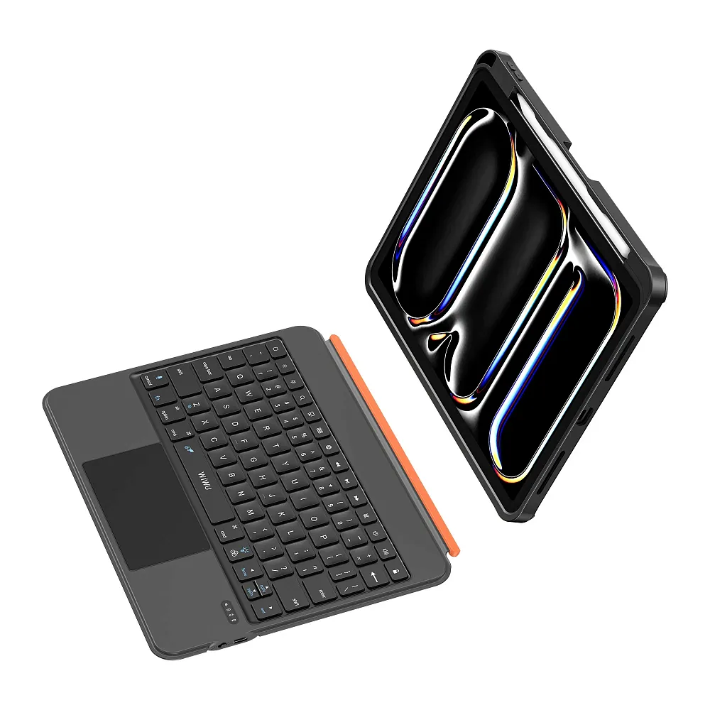 фото Чехол-клавиатура WIWU Combo Pro Magnetic 360° Rotation для Apple iPad Pro 11 (2024/2025) (MK007) (черный)