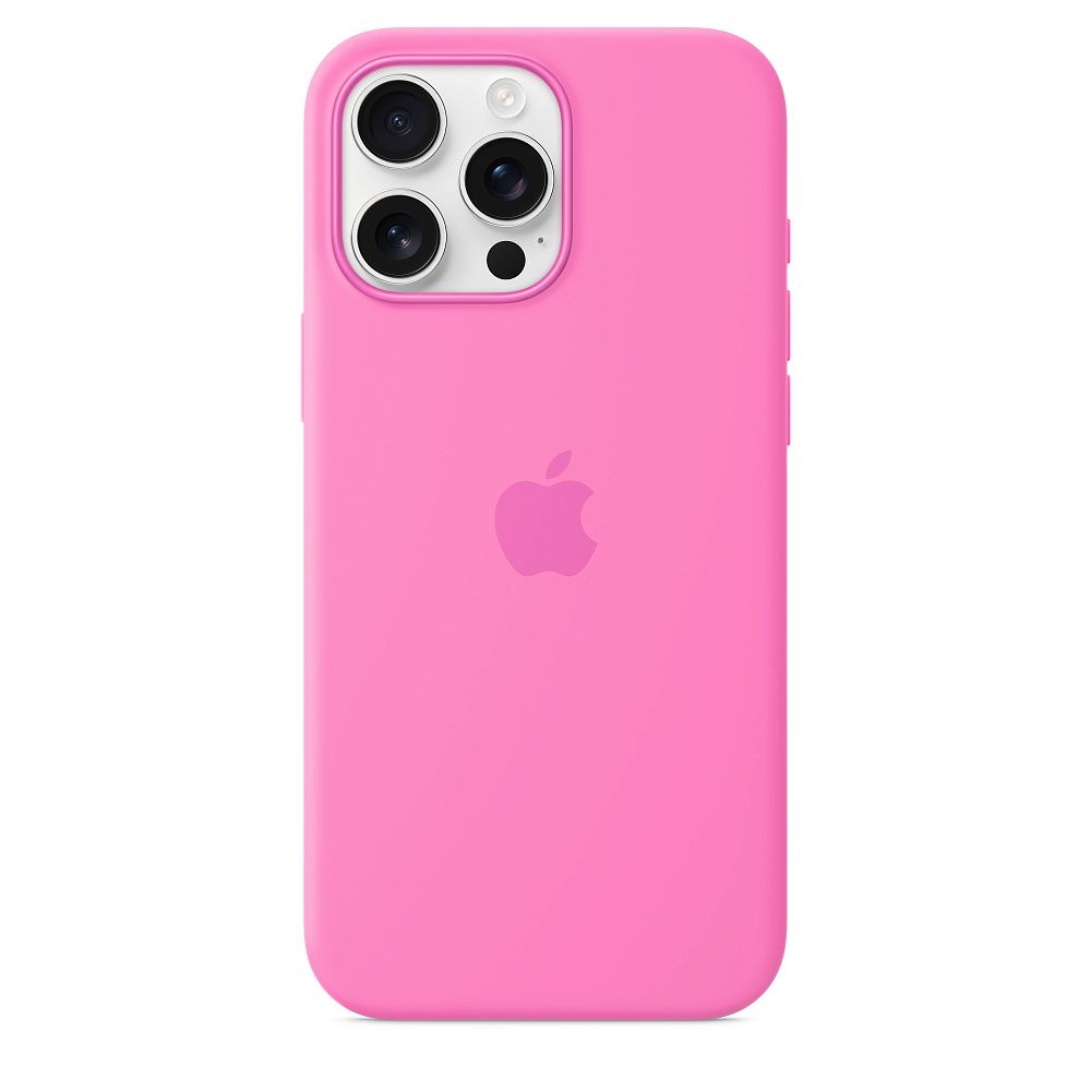 фото Чехол-накладка Silicone Case with MagSafe для iPhone 16 Pro Max (Peony)