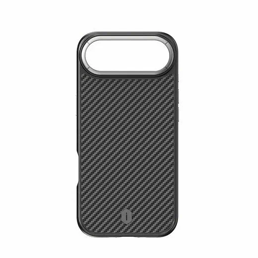 фото Чехол-накладка Wiwu Defense Ultra Magsafe (DCC-205) для iPhone 17 Air карбоновый (черно-серый в полоску)