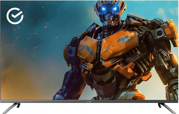 Телевизор SBER SDX-55UQ6000DGA темно-серый, 55", QLED 4K UHD, 60 Гц, Smart TV (Салют ТВ), серый