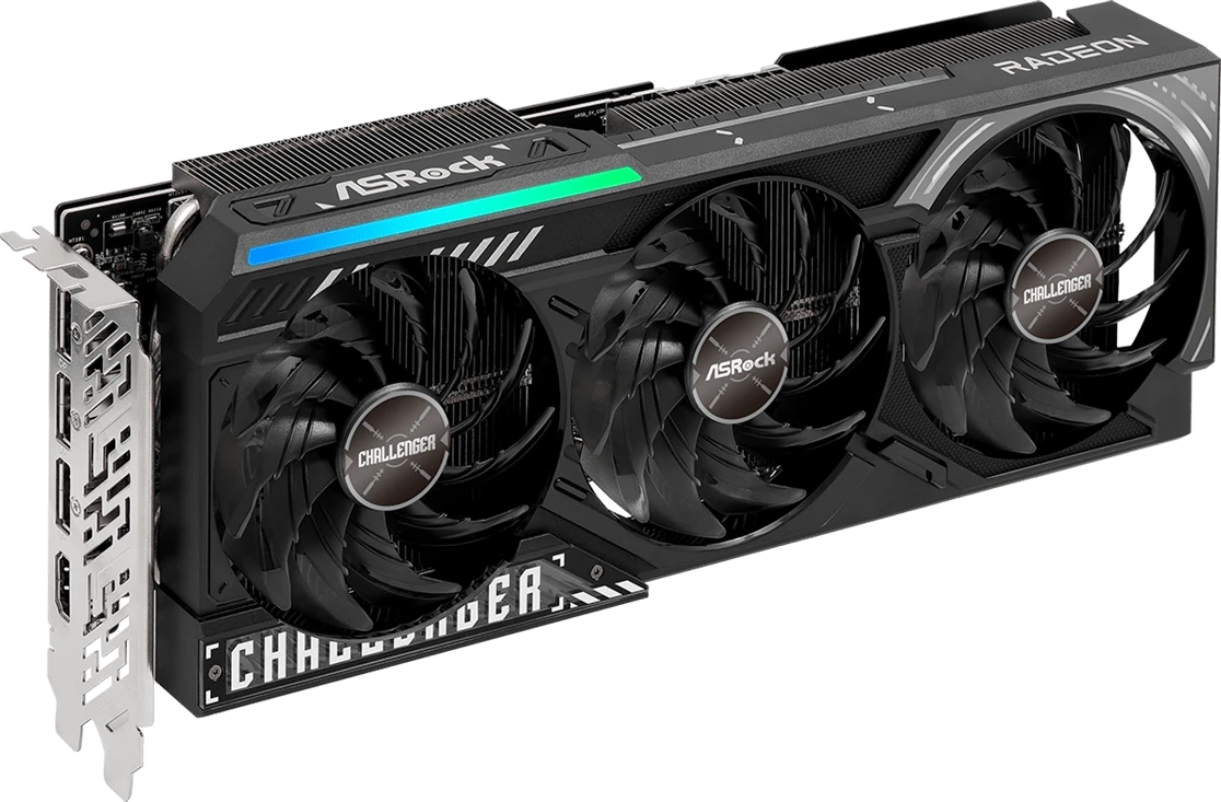 Видеокарта ASRock (RX9070XT CL 16G) Radeon RX 9070 XT 16GB CHALLENGER