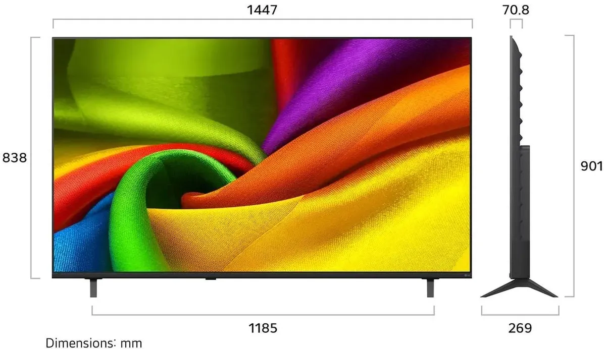 Телевизор LG 65NU900B6LA, 65", DLED 4K UHD, 60 Гц, Smart TV (webOS) — фото 2