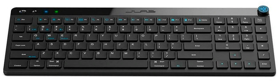 фото Клавиатура JLAB JBuds, беспроводная (радио + Bluetooth), чёрный