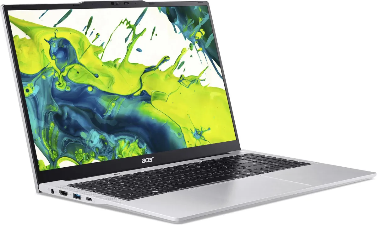 Ноутбук Acer Aspire Lite 15 AL15-32P-C1KD (15.6" FHD, Intel Celeron N4500, 8Gb, 256Gb SSD, Intel UHD Graphics, Windows 11 Pro) (Серебристый) — фото 5
