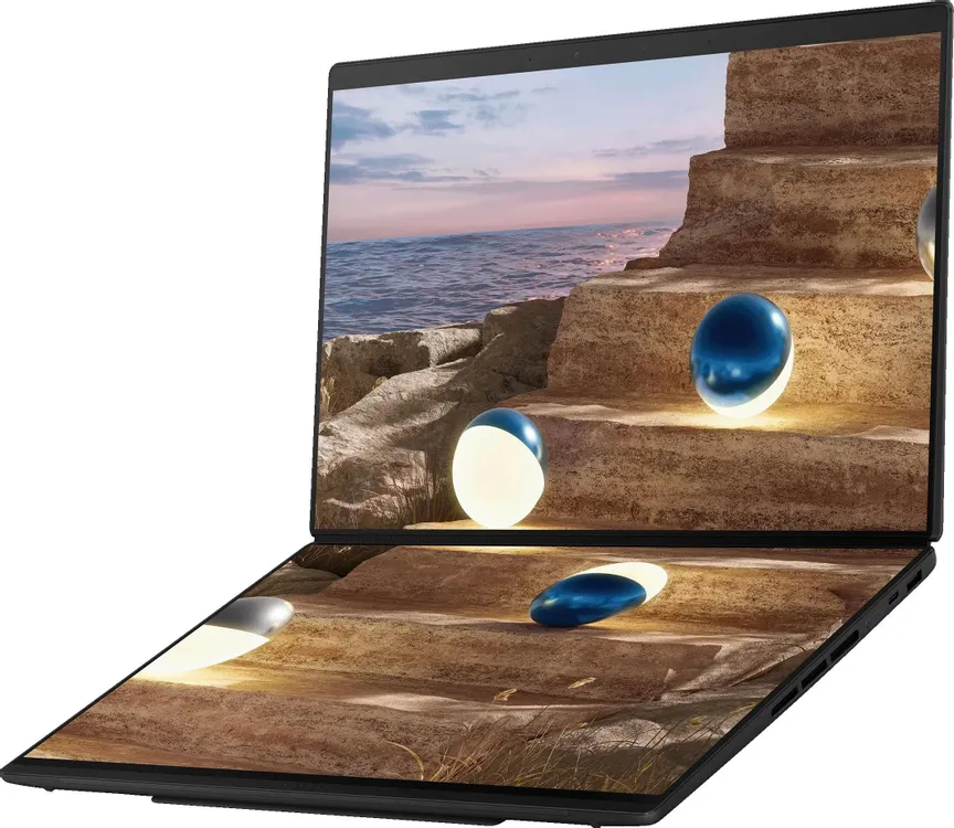 Ноутбук ASUS ZenBook Duo UX8407AA-SN426X (14" OLED, Intel Core Ultra X7 358H, 32Gb, 1Tb SSD, Intel Arc, Windows 11 Pro) (Серый) — фото 3