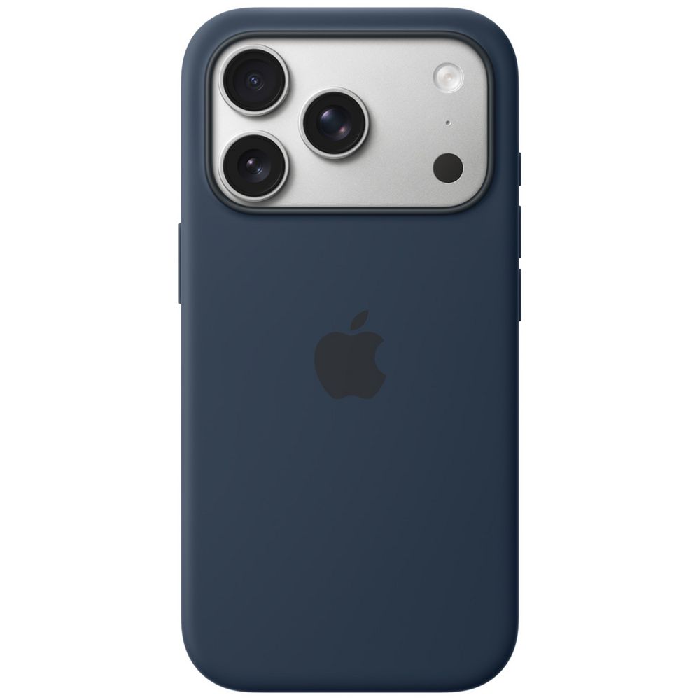 Чехол-накладка Silicone Case with MagSafe/Camera Control для iPhone 17 Pro (Anchor Blue)