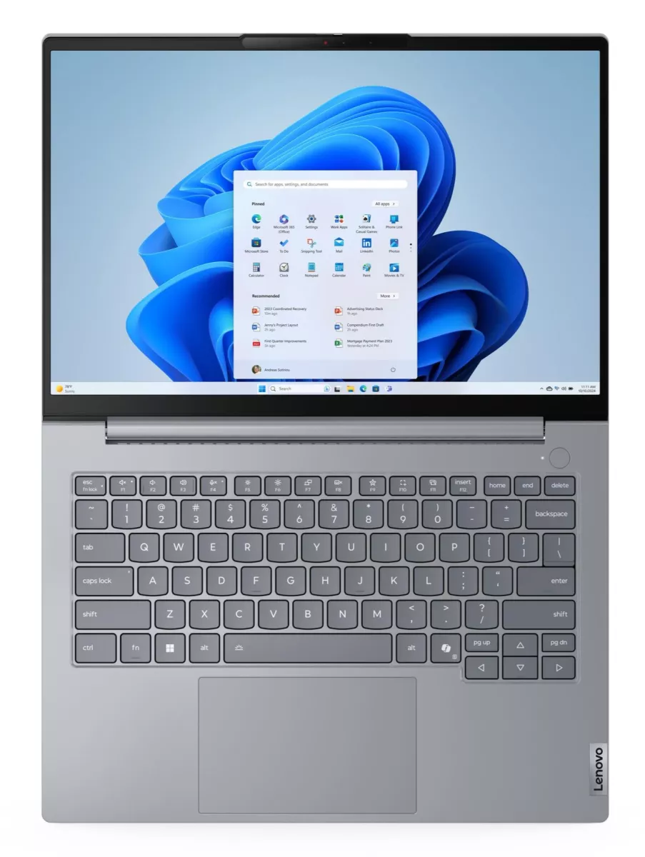 Ноутбук LENOVO ThinkBook 16 G8 IRL (IPS, WUXGA, Core 5 210H, 16Gb, 512Gb SSD, VGA int, FP, noOS) (Серый) — фото 4