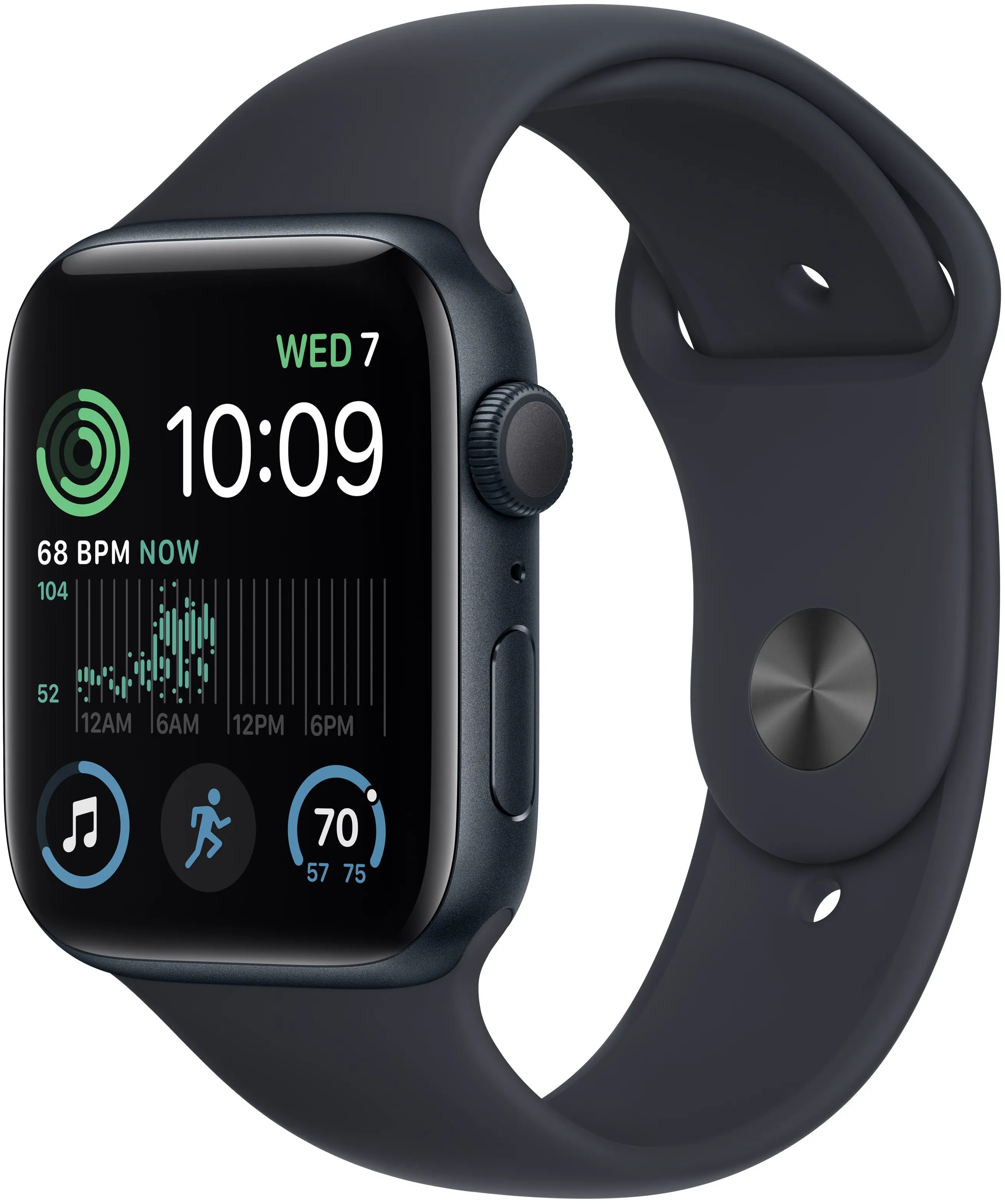Apple Watch SE Gen 2 44mm Midnight Aluminum Case Без ремешка (обменка)