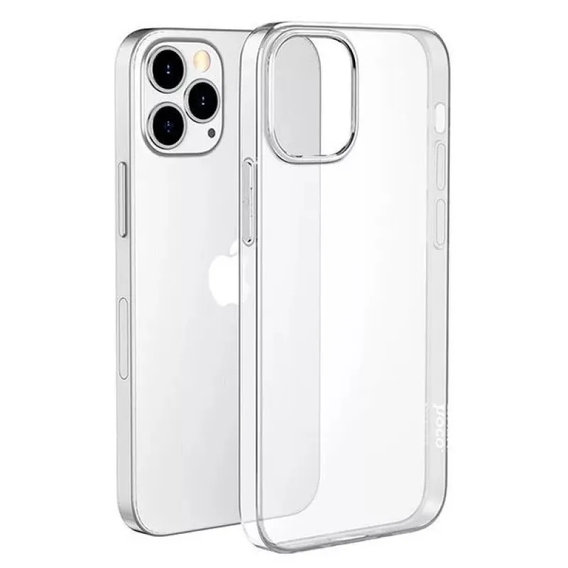фото Чехол-накладка Hoco Light Series TPU для iPhone 16 Pro Max силиконовый (прозрачный)
