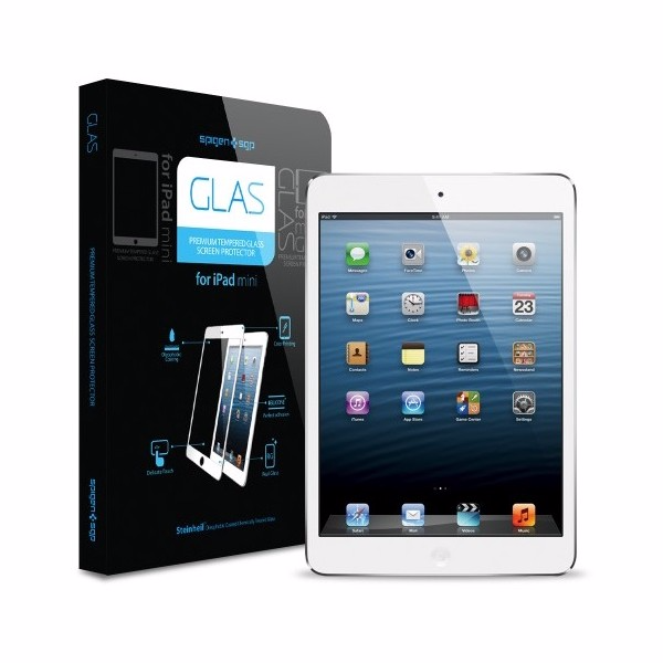 фото Защитное стекло Spigen GLAS Protector для Apple iPad mini /mini 2/mini 3 цветное (белый) (SGP10124)