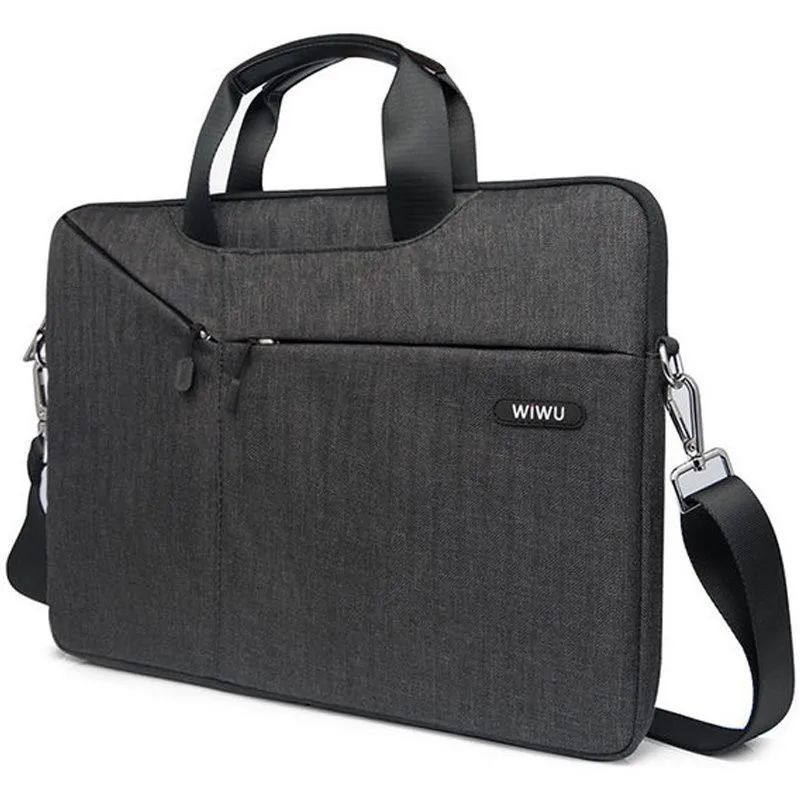 фото Чехол-сумка WIWU City Commuter Bag для ноутбука до 13.3 Дюймов (черный)