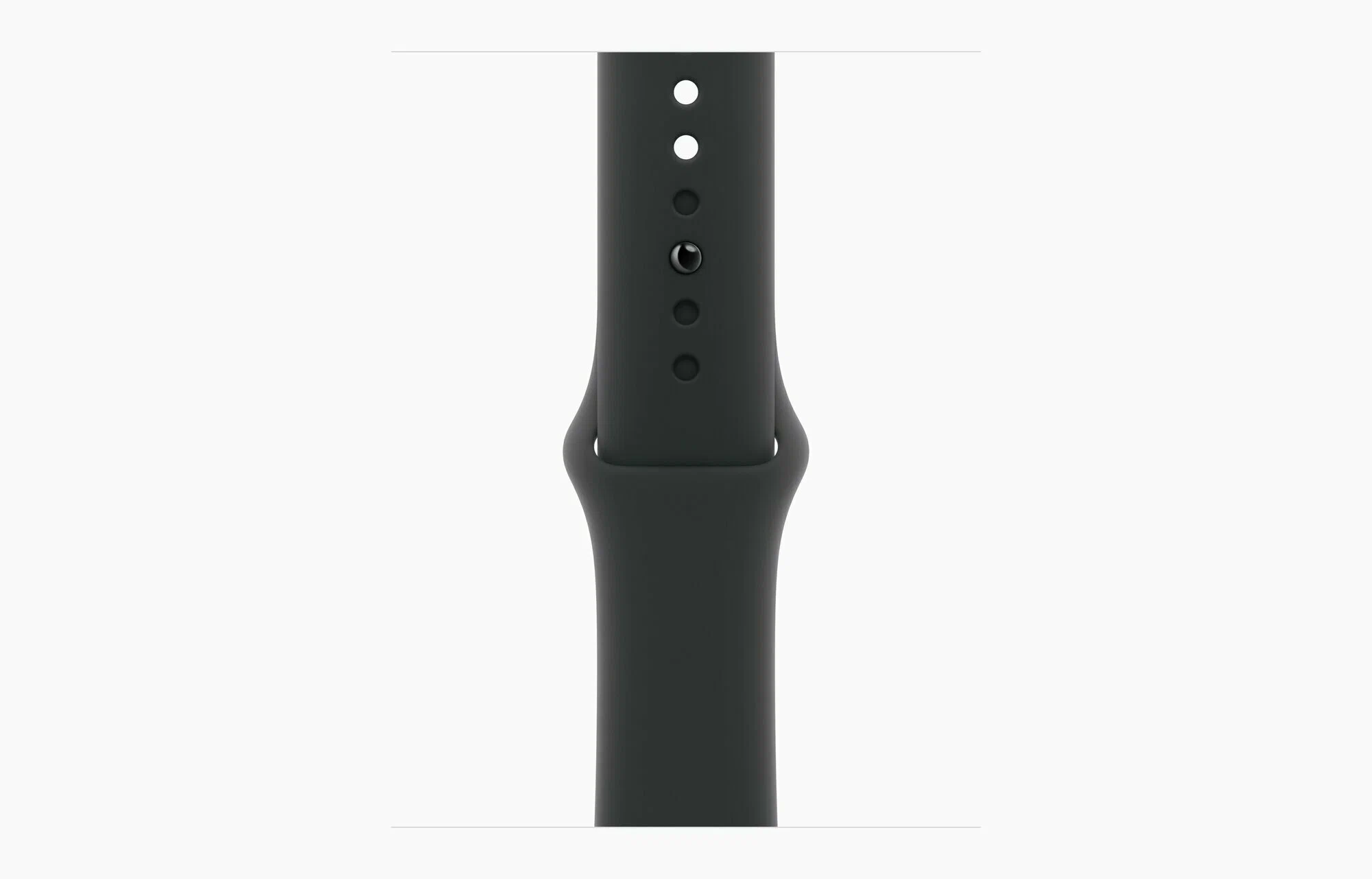 Apple Watch Series 11 42mm Jet Black Aluminum Case with Black Sport Band (S/M)