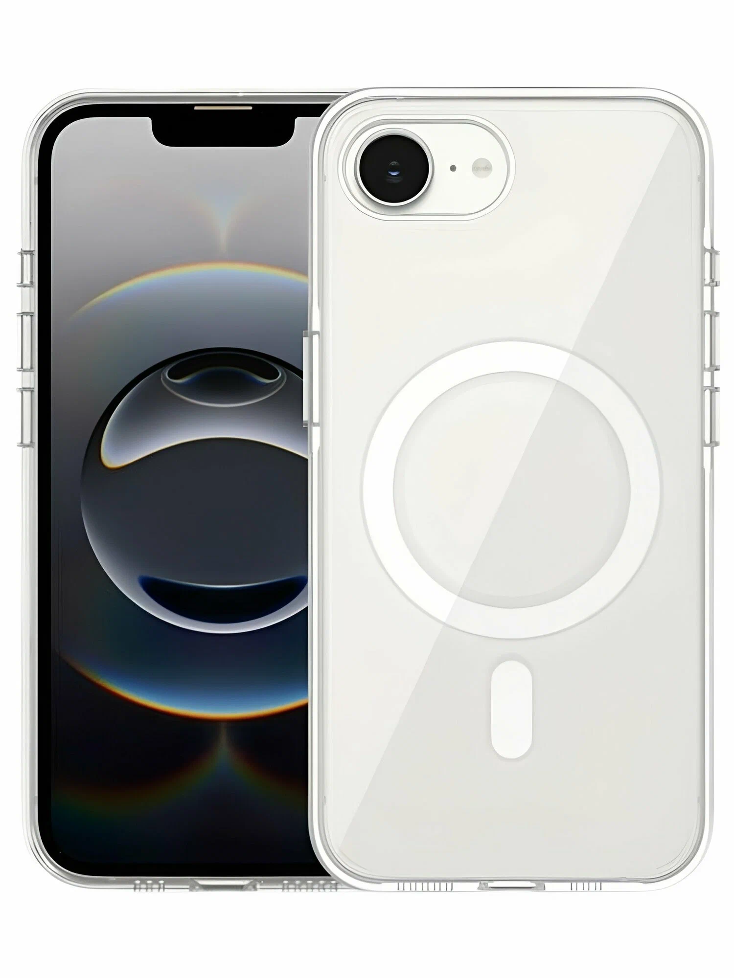 Чехол-накладка Kzdoo Iceguard Magsafe для iPhone 16e пластиковый (прозрачный)