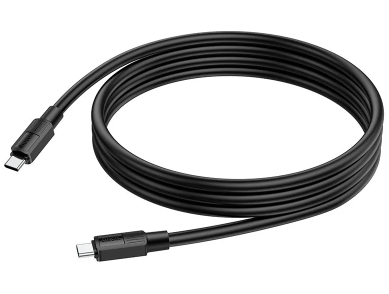 Кабель Hoco X84 60W (Type-C) на (Type-C) 100см силиконовый (черный)