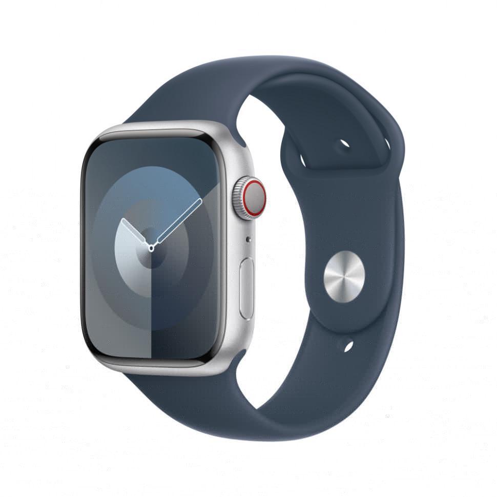 Ремешок Apple для Watch 45mm Sport Band Storm Blue (M/L) комплект