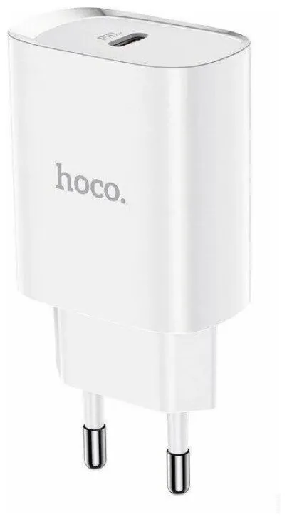фото Сетевое зарядное устройство Hoco (N14) Quick Charger 3.0 PD 20W Type-C (белый)