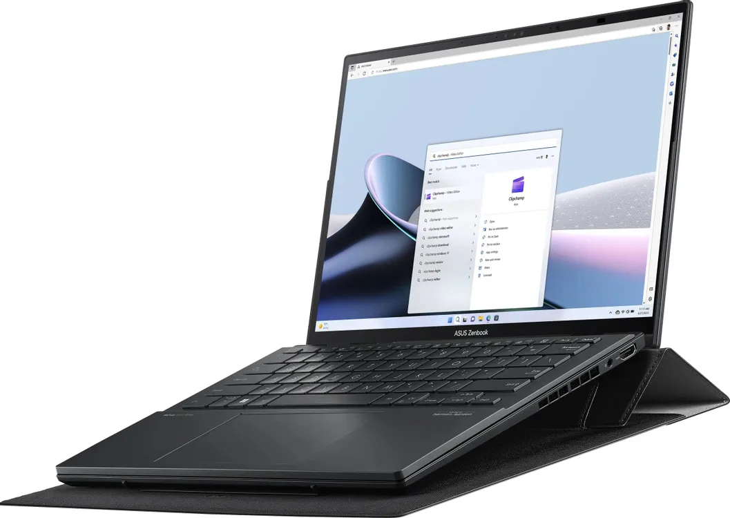 Ноутбук ASUS ZenBook Duo UX8406CA-QL460X (14" OLED, Intel Core Ultra 7 255H, 16Gb, 512Gb SSD, Intel Arc, Windows 11 Pro) (Темно-серый) — фото 4