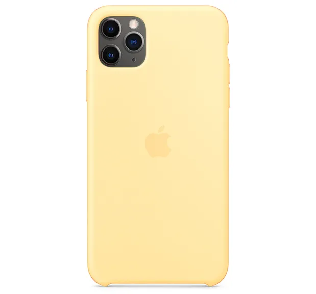 фото Чехол-накладка Silicone Case Series для Apple iPhone 11 Pro (желтый)