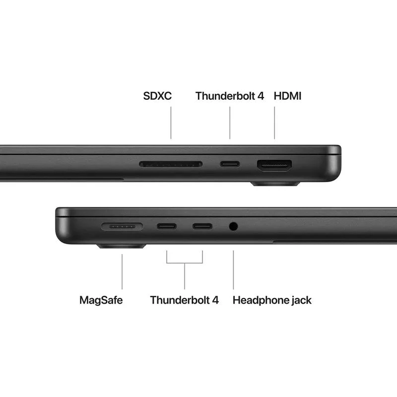 Apple MacBook Pro 14 2023 M3 Max 36Gb/1Tb (Space Black) (MRX53)