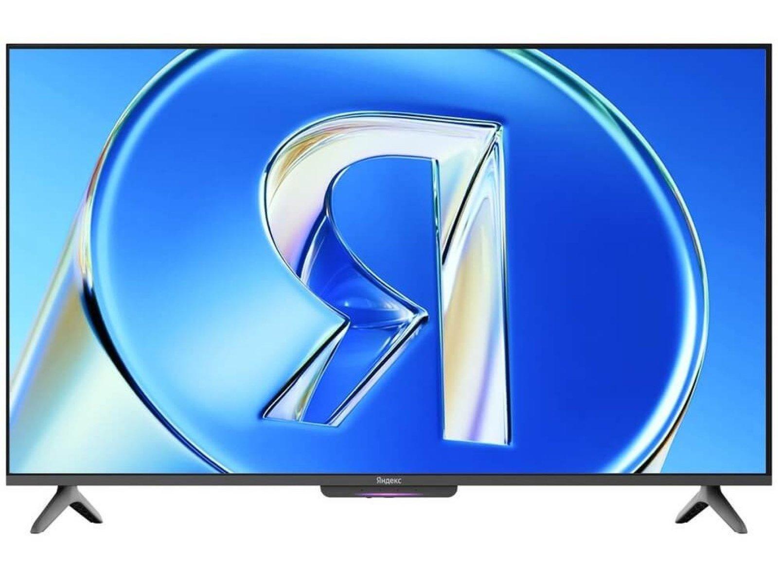 Телевизор Яндекс YNDX-00080, 55", QLED 4K UHD, 60 Гц, Smart TV (Яндекс ТВ)