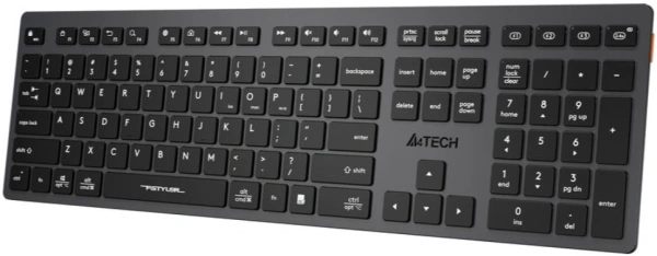 фото Клавиатура A4Tech Fstyler FBX50C, беспроводная (радио + Bluetooth), серый