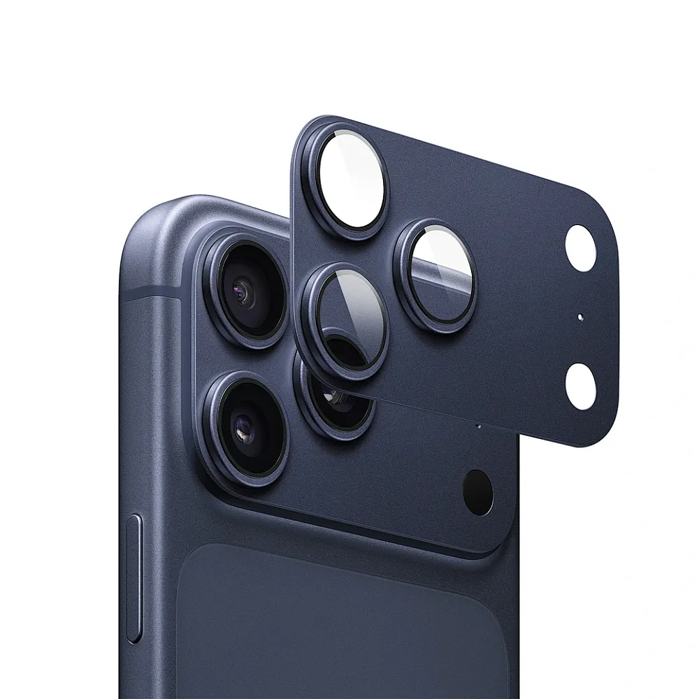 фото Защитное стекло на камеру Wiwu (LG-012) для Apple iPhone 17 Pro Max (синий)