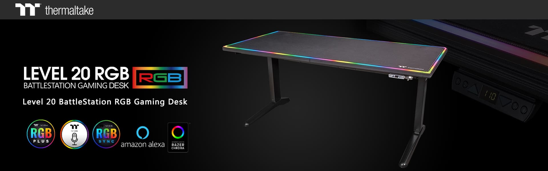 Thermaltake Level 20 BattleStation: обзор — электрический стол с RGB | Device365 — Device365