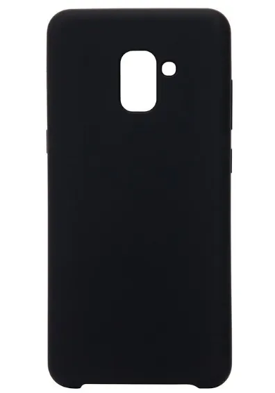 фото Чехол-накладка для Samsung Galaxy A8+ (2018) SM-A730 силикон (черный)