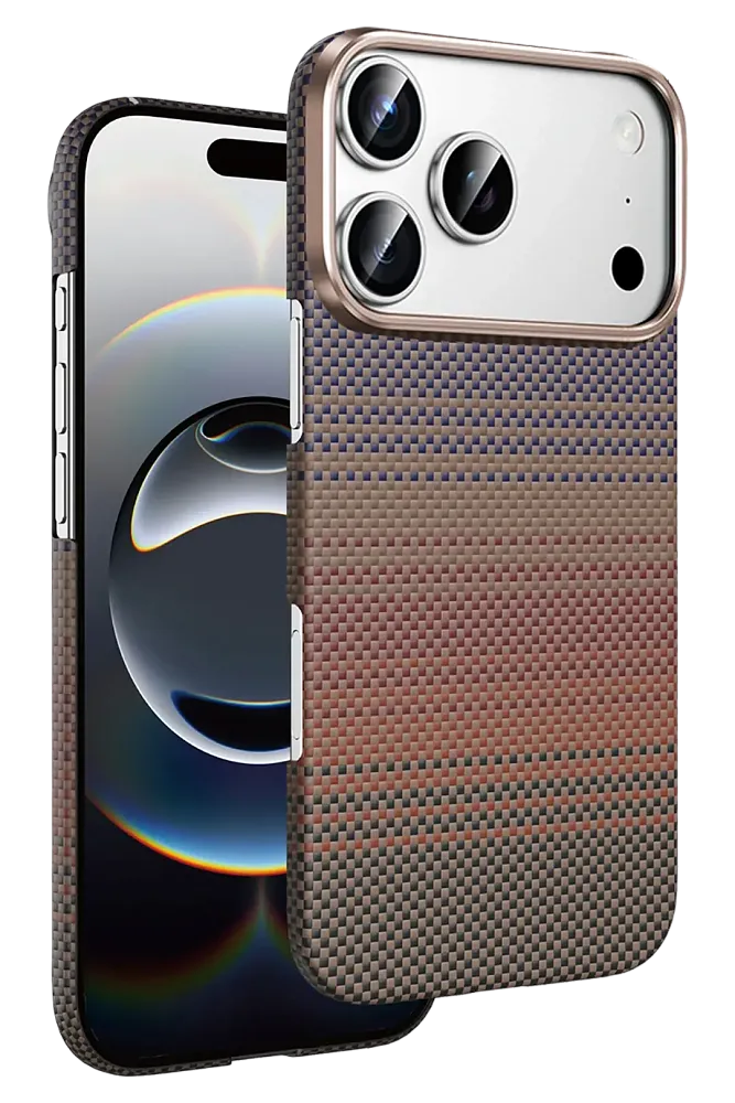 Чехол-накладка Keephone Kevlar MagSafe для Apple iPhone 17 Pro Max кевлар (арамид) Sunset