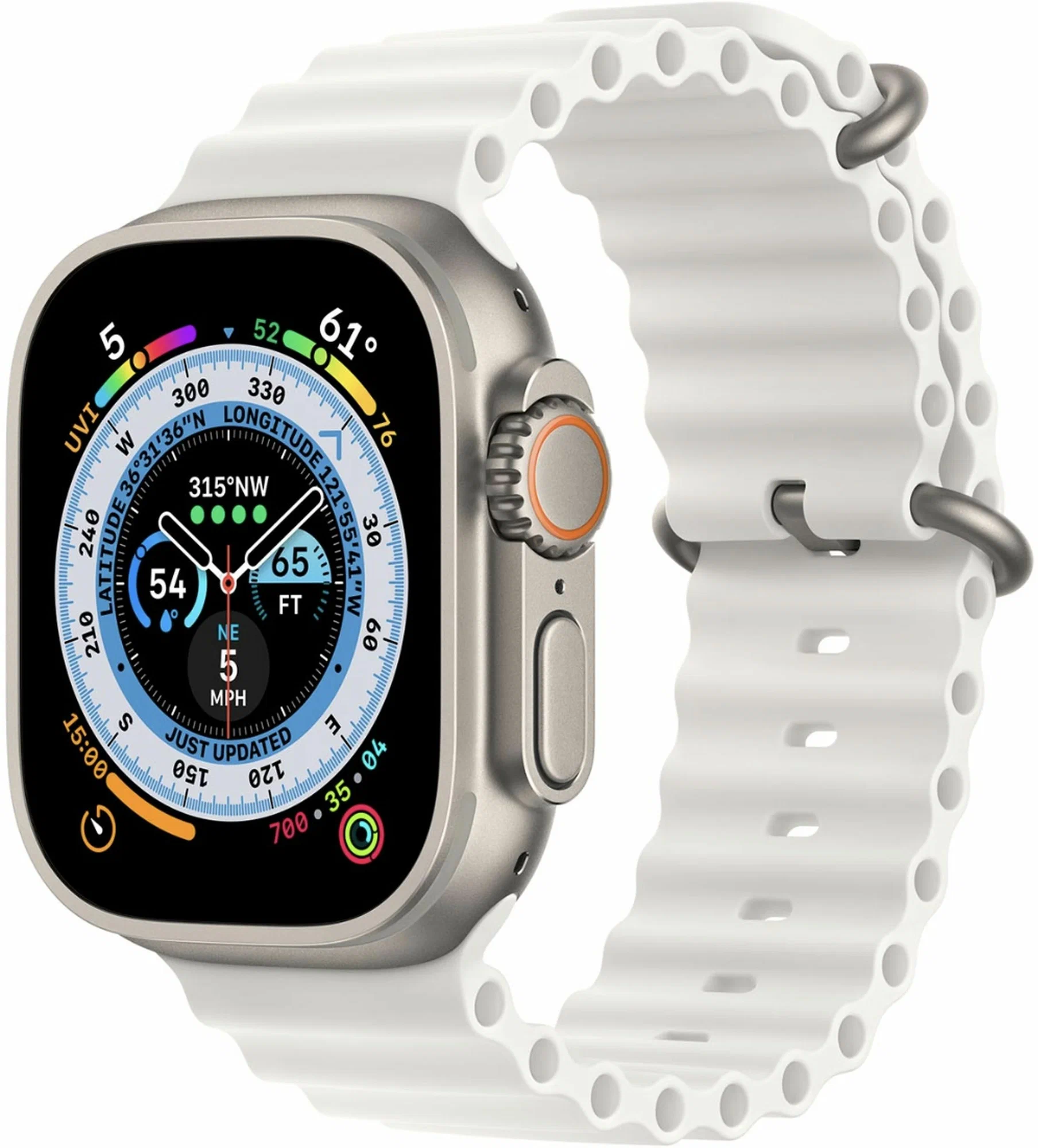 фото Ремешок Apple для Watch Ultra 49mm White Ocean Band (S)