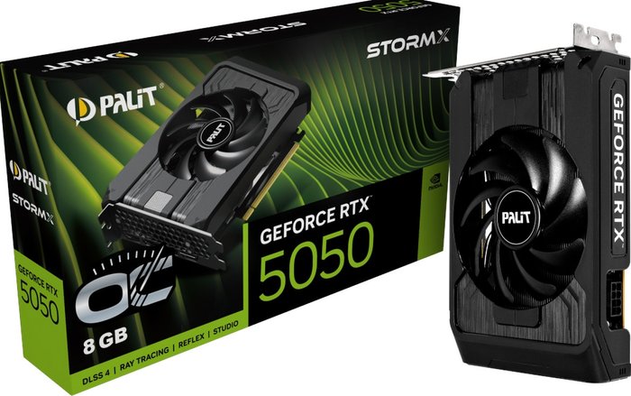 Видеокарта Palit (NE65050T19P1-GB2070F) GeForce RTX 5050 8GB STORMX OC