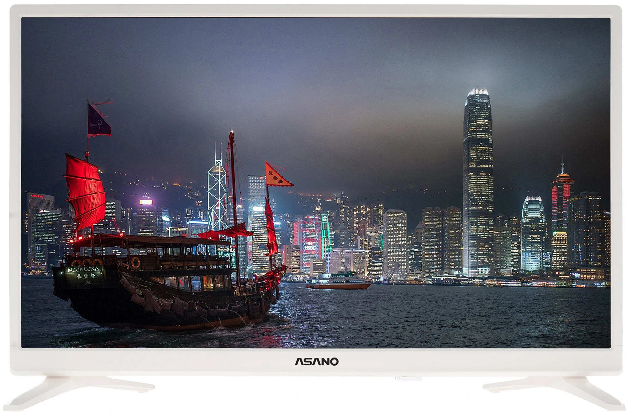 Телевизор Asano 24LF5011T, 24", LED FHD, 60 Гц, Smart TV (Салют ТВ), белый