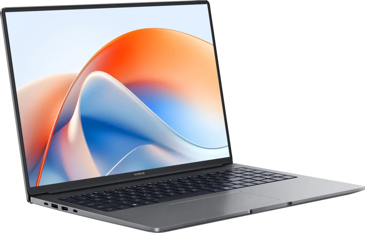 Ноутбук Honor MagicBook X16 Plus 2025 BornB-5651F (Core 5 220H, 16Gb, SSD512Gb, Intel Iris Xe graphics 16", IPS, FHD+, 1920x1200) (Серый космос) — фото 5