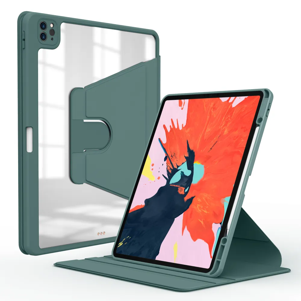 Чехол-книжка WIWU Waltz Rotative Case для Apple iPad Pro 11" (2020-2021) (полиуретан с подставкой) (зеленый)