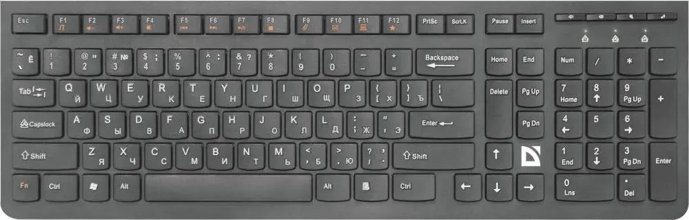 фото Клавиатура Defender ULTRAMATE SM-535, беспроводная (радио), чёрный