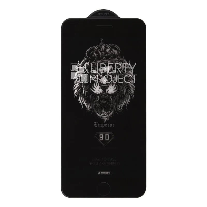 Защитное стекло Remax Tempered Glass 3D 9H для Apple iPhone 12 Mini  цветное (черная рамка)