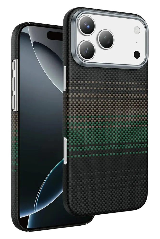 Чехол-накладка Keephone Kevlar MagSafe для Apple iPhone 17 Pro Max кевлар (арамид) Aurora