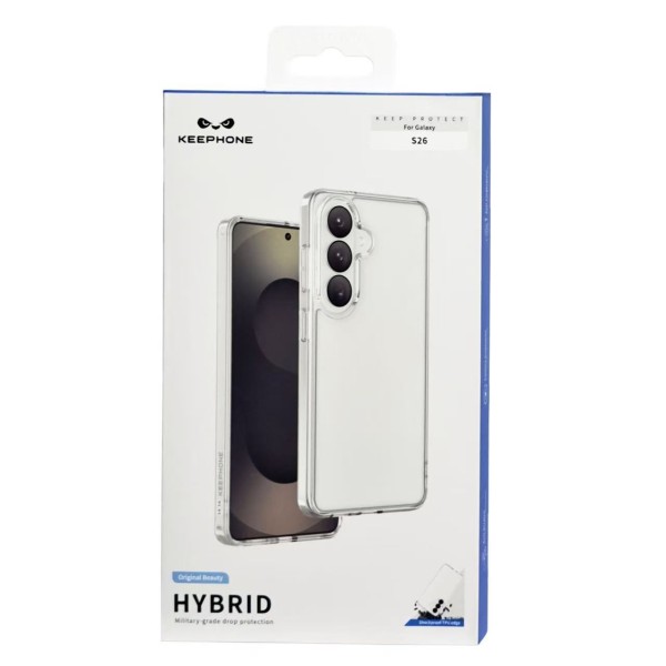 фото Чехол-накладка Keephone Hibrid для Samsung Galaxy S26 пластиковый (прозрачный)