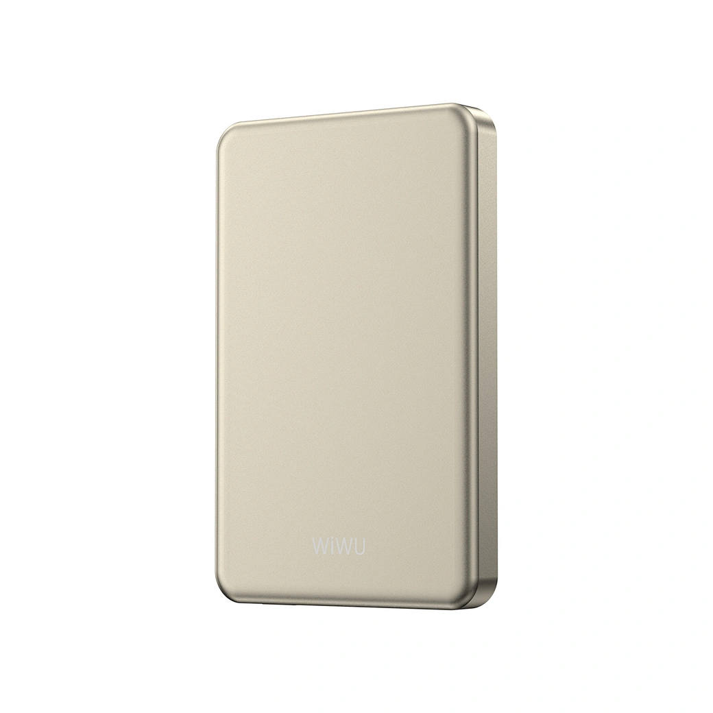 фото Внешний аккумулятор WiWU Ultra Thin Magnetic 5000 mAh 20W (P15) (золотой)
