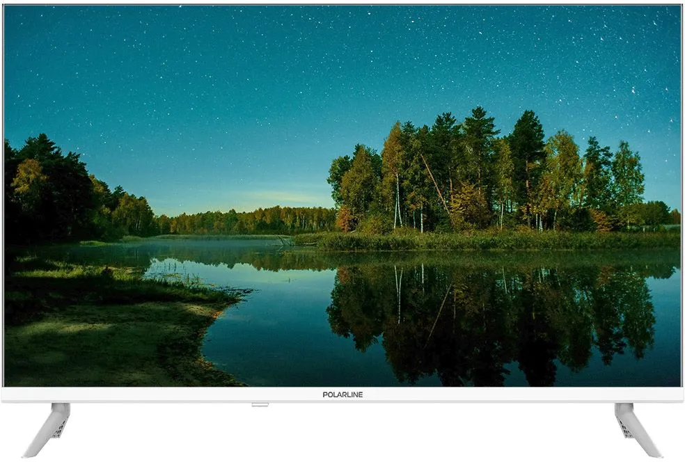 Телевизор Polarline 32PL53TC, 32", LED HD, 60 Гц, белый
