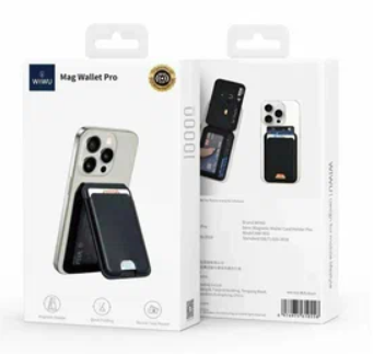 фото Чехол WIWU Mag Wallet Pro с подставкой (MW-003) (черный)