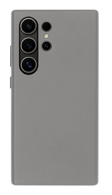 Чехол-накладка Kzdoo Noble Collection для Samsung Galaxy S24 Ultra искусственная кожа (серый)