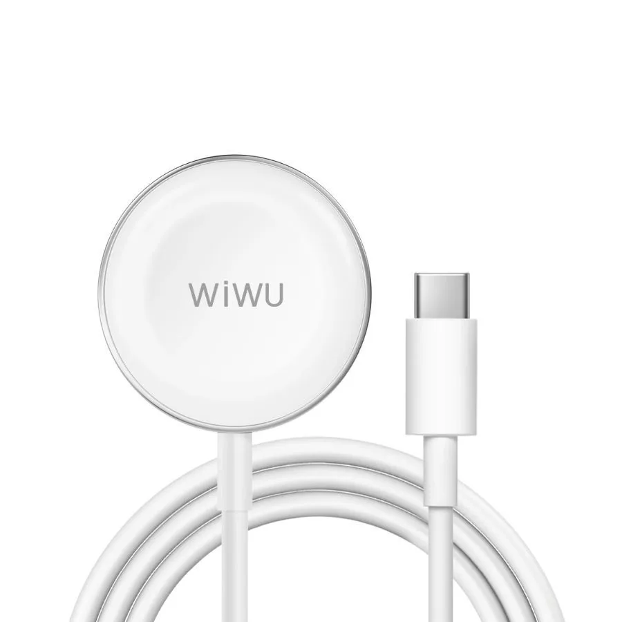 фото Беспроводное зарядное устройство WiWU M18 Type-C для Apple Watch (серебристый)